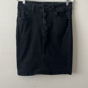 Vintage violet black skirt size PL